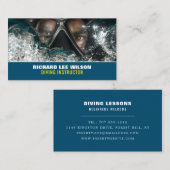 Tiefseetaucher, Tauchlehrer Visitenkarte (Vorne/Hinten)