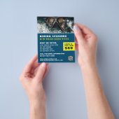 Tiefseetaucher, Tauchlehrer Werbung Flyer (Gruppe)
