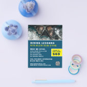 Tiefseetaucher, Tauchlehrer Werbung Flyer (Einzeln)