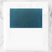 Tiefseewasserfarbe - Dunkles Aquamarines Blau und  Rechteckiger Aufkleber (Tasche)