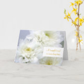 Tiefste Beileid-Blumenkarte Karte (Gelbe Blume)