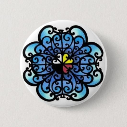 "Tiefster Ozean-" Button (Vorderseite)