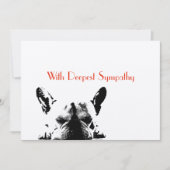 tiefstes Beileid (Vorderseite)