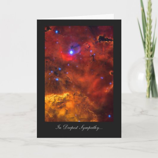 tiefstes Beileid, geliebt Karte (Vorderseite)