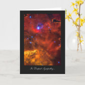 tiefstes Beileid, geliebt Karte (Gelbe Blume)