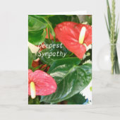 tiefstes Beileid Karte (Vorderseite)