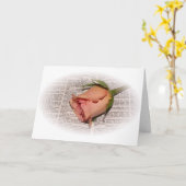 Tiefstes Beileid Karte (Gelbe Blume)