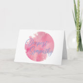 tiefstes Beileid Karte (Vorderseite)