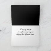 tiefstes Beileid Karte (Innenseite)