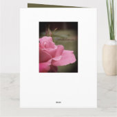 tiefstes Beileid Karte (Rückseite)