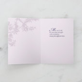 Tiefstes Beileid, religiös Karte (Innenseite)