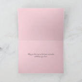 Tieftes Beileid Chrysanthemum Macro Fotokarte Karte (Innenseite)