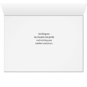 Tieftes Beileid mit serenem Holz und Wasser (Innenansicht Horizontal (Unten))