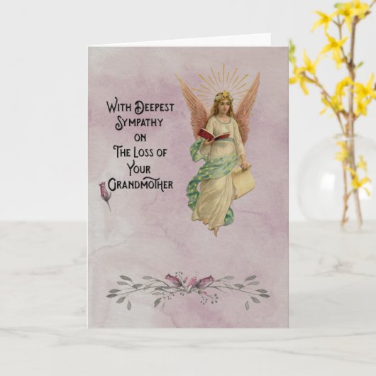 Tieftes Beileid über den Verlust Ihrer Großmutter Karte (Gelbe Blume)