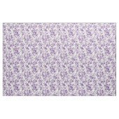 Tiefviolette Floral Toile Stoff (Yard (91,4 cm))