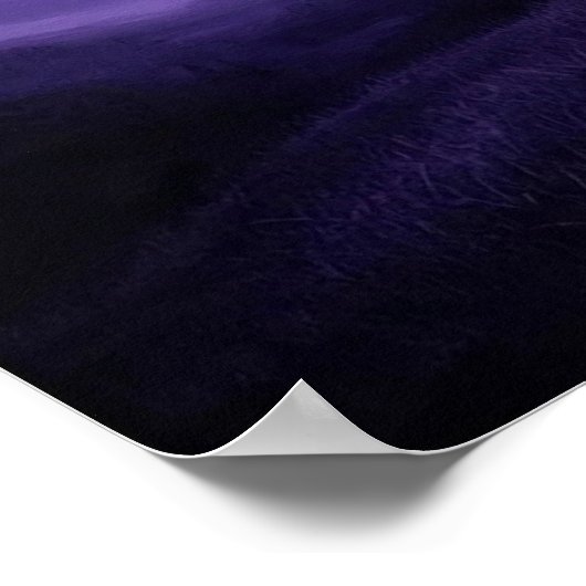 TiefvioletteNacht Poster (Ecke)