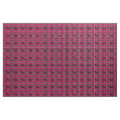 Tiefwärmer Herbst Pink Scottish Terrier kariert Stoff (Yard (91,4 cm))
