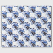 Tiefwasserbuddha-Welle Geschenkpapier (Flach)