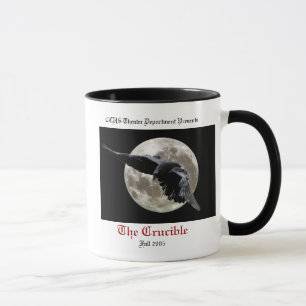 Tiegel mit geworfener Liste Tasse