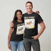 Tieger in Aktion - Wilder Geist T-Shirt (Unisex)