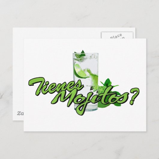 Tienes Mojitos? Postkarte (Vorne/Hinten)