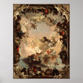 Tiepolo Allegorie der Planeten und Kontinente Poster (Vorne)