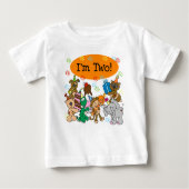 Tier-2. Geburtstag Baby T-shirt (Vorderseite)