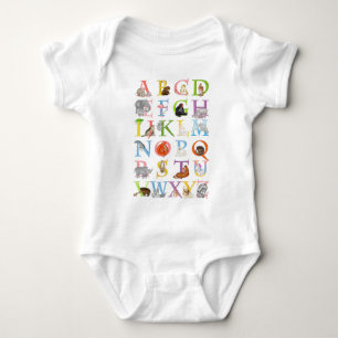 Tier ABC Baby Bodysuit Baby Strampler
