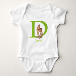 Tier ABC D ist für Dik-Dik-Baby-Bodysuit Baby Strampler