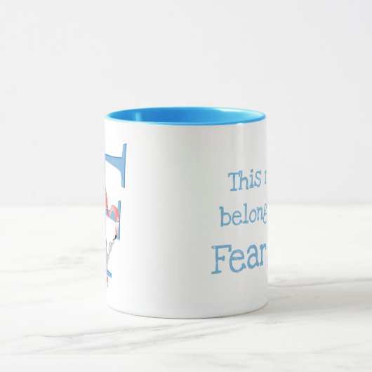 Tier ABC F ist zur Tasse von Flamingo bestimmt. (Zentrum)