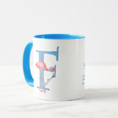 Tier ABC F ist zur Tasse von Flamingo bestimmt. (Vorderseite Links)