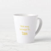 Tier ABC I ist für Leguana Latte Tasse geeignet (Rechte Ecke)