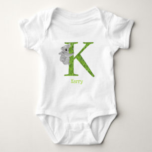 Tier ABC K ist für Koala Baby Bodysuit Strampler
