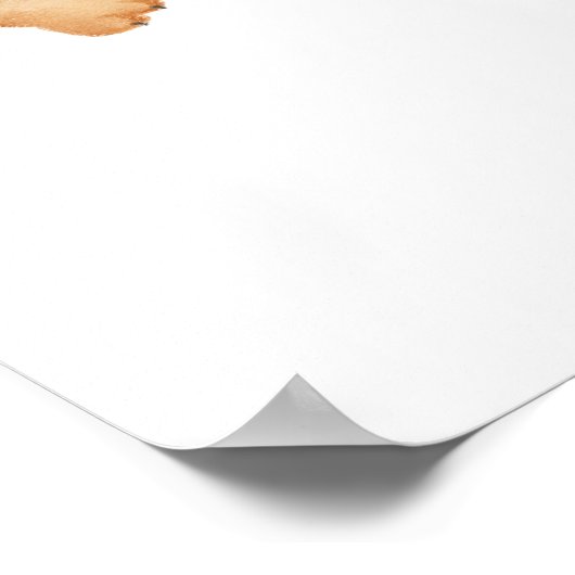 Tier ABC L ist für Löwendruck geeignet Poster (Ecke)