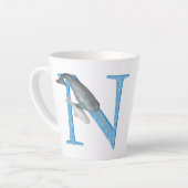 Tier ABC N ist für narkale latte Tasse (Linke Ecke)