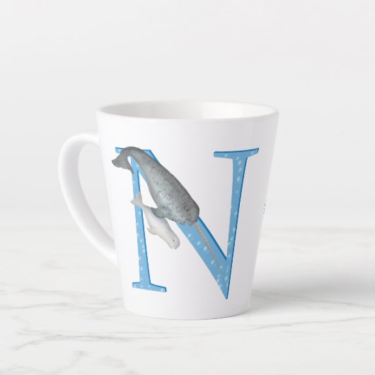 Tier ABC N ist für narkale latte Tasse (Linke Ecke)