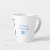 Tier ABC N ist für narkale latte Tasse (Rechte Ecke)