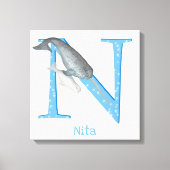 Tier ABC N ist für narkalen Leinwand-Druck Leinwanddruck (Vorderseite)