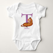 Tier ABC T für Baby-Bodysuit für Tiger Baby Strampler (Vorderseite)