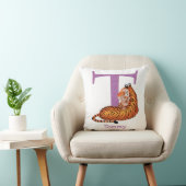 Tier ABC T ist für Tigerpolster Kissen (Stuhl )