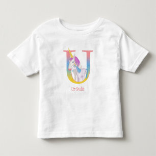Tier ABC U ist für Einhorn-T - Shirt bestimmt