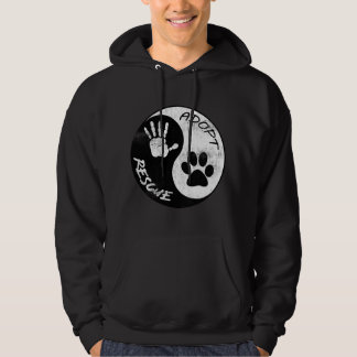 Tier adoptieren und retten für Tierpflegestelle & Hoodie
