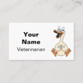 Tier, Alberne Gänse, Vogelbild Visitenkarte (Vorderseite)