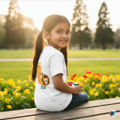 Tier Alphabet L für Löwe Baby T-shirt