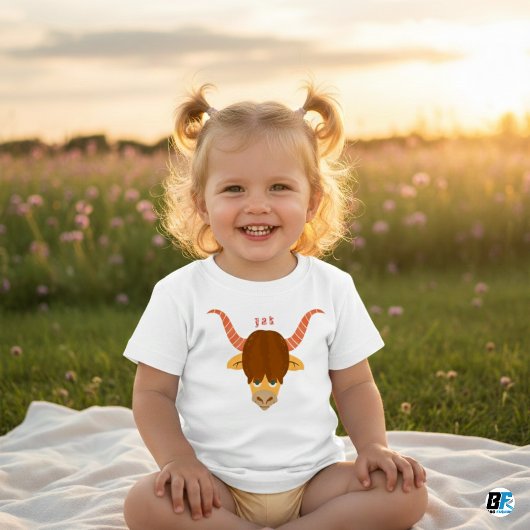 Tier Alphabet Y für Yak Baby T-shirt