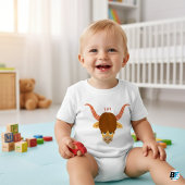 Tier Alphabet Y für Yak Baby T-shirt