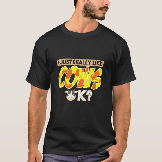 Tier Bauer Kuh T-Shirt (Vorderseite)