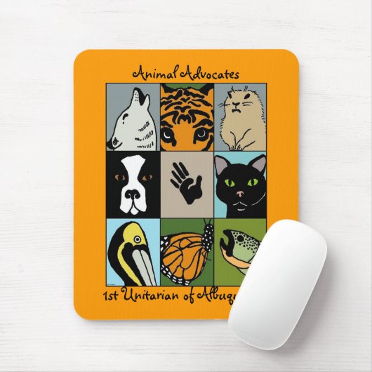 Tier befürwortet mousepad (Mit Mouse)