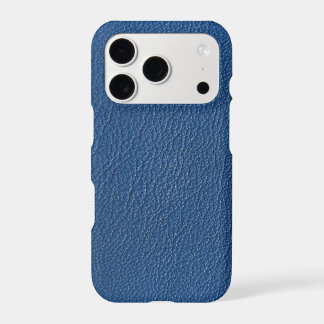 Tier Blau Leder Druck