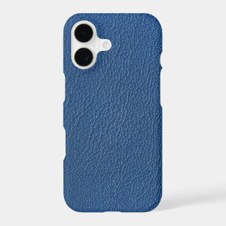 Tier Blau Leder Druck